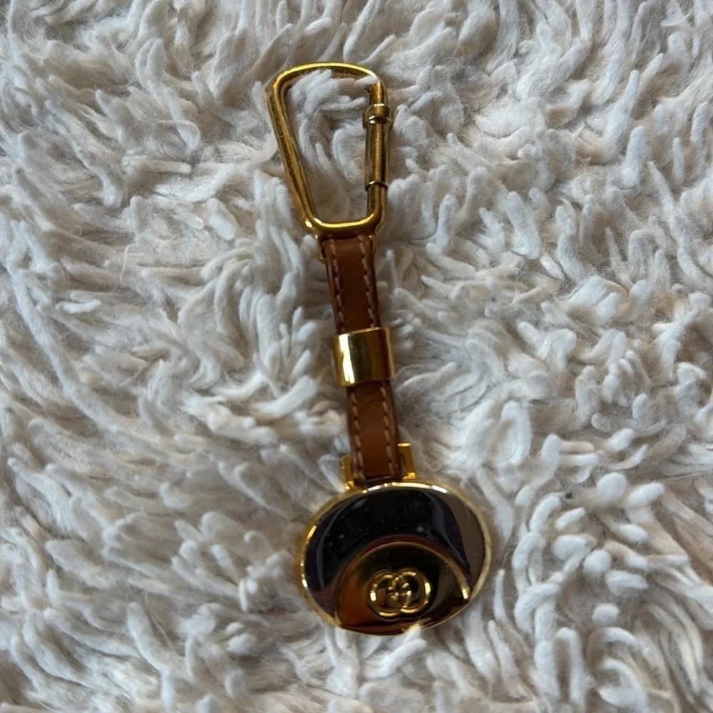 VintageGucci key chain bag charm key ring interlocking
